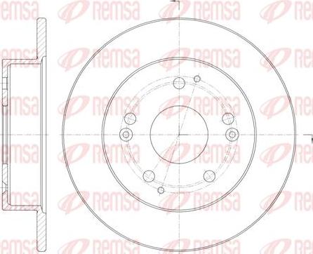 Kawe 61147 00 - Disque de frein cwaw.fr