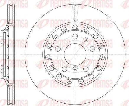 Kawe 61155 10 - Disque de frein cwaw.fr