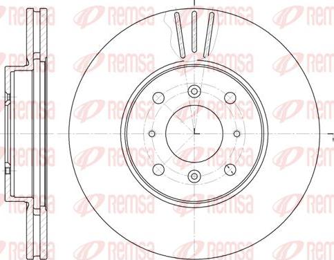 Kawe 61153 10 - Disque de frein cwaw.fr