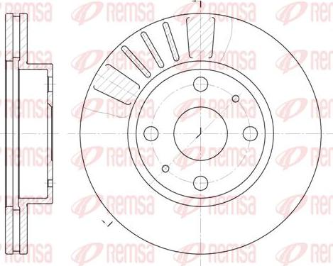 Kawe 6116 10 - Disque de frein cwaw.fr