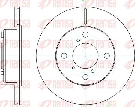 Kawe 61104 10 - Disque de frein cwaw.fr