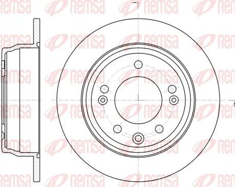 Kawe 61105 00 - Disque de frein cwaw.fr