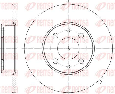 Kawe 6110 01 - Disque de frein cwaw.fr