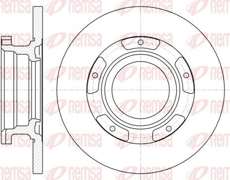 Kawe 61107 00 - Disque de frein cwaw.fr