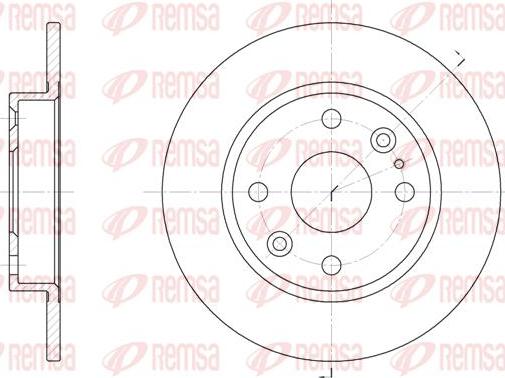 Kawe 61119 00 - Disque de frein cwaw.fr