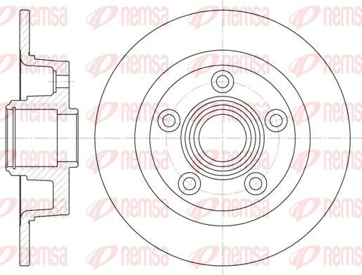 Kawe 61114 00 - Disque de frein cwaw.fr