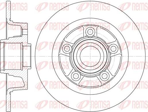 Kawe 61115 00 - Disque de frein cwaw.fr