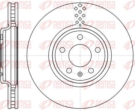 Kawe 61110 10 - Disque de frein cwaw.fr