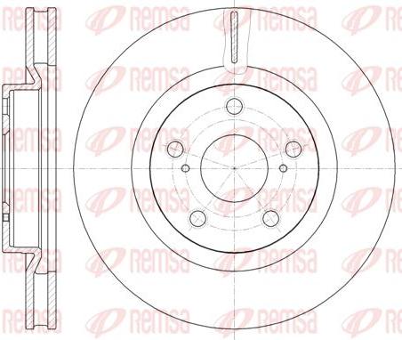 Kawe 61189 10 - Disque de frein cwaw.fr