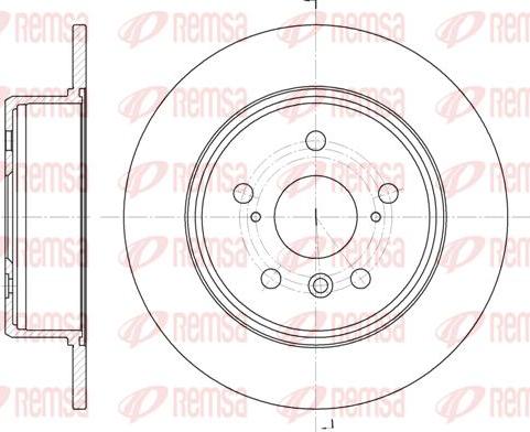 Kawe 61128 00 - Disque de frein cwaw.fr