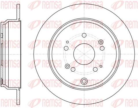 Kawe 61174 00 - Disque de frein cwaw.fr