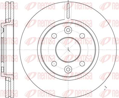 Kawe 6117 10 - Disque de frein cwaw.fr