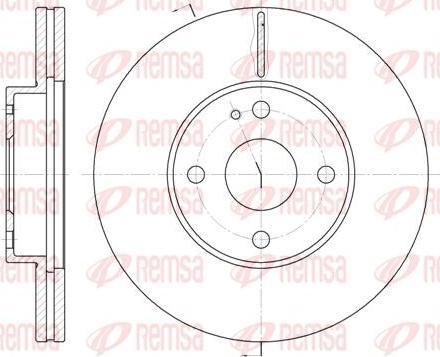 Kawe 6184 10 - Disque de frein cwaw.fr