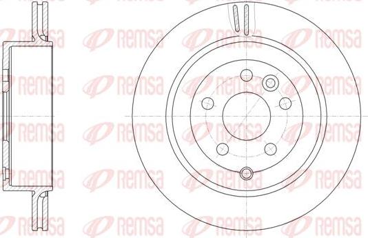 Kawe 61868 10 - Disque de frein cwaw.fr