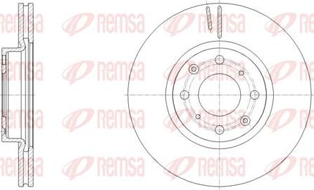 Kawe 61805 10 - Disque de frein cwaw.fr