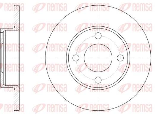 Kawe 6181 00 - Disque de frein cwaw.fr