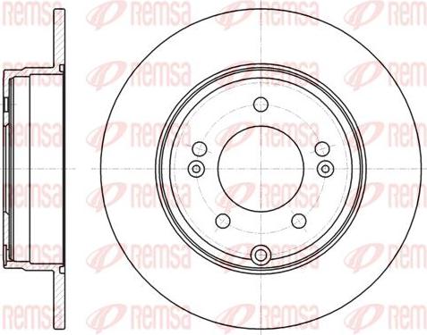 Kawe 61884 00 - Disque de frein cwaw.fr