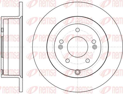 Kawe 61886 00 - Disque de frein cwaw.fr