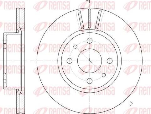 Kawe 6183 10 - Disque de frein cwaw.fr