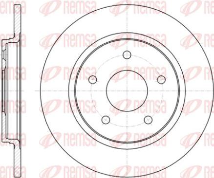 Kawe 61394 00 - Disque de frein cwaw.fr