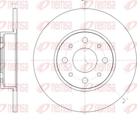 Kawe 61390 00 - Disque de frein cwaw.fr