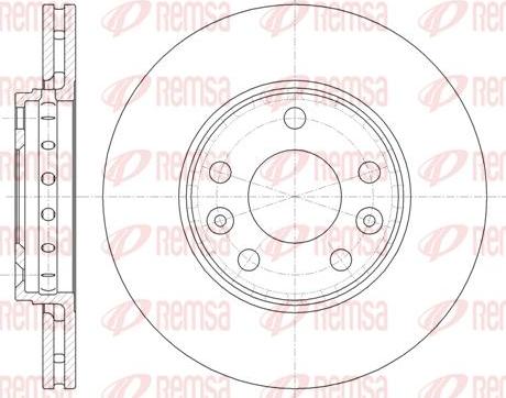 Kawe 61346 10 - Disque de frein cwaw.fr