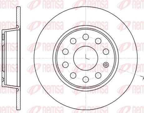 Kawe 61340 00 - Disque de frein cwaw.fr