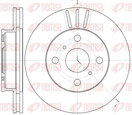 Kawe 6134 10 - Disque de frein cwaw.fr