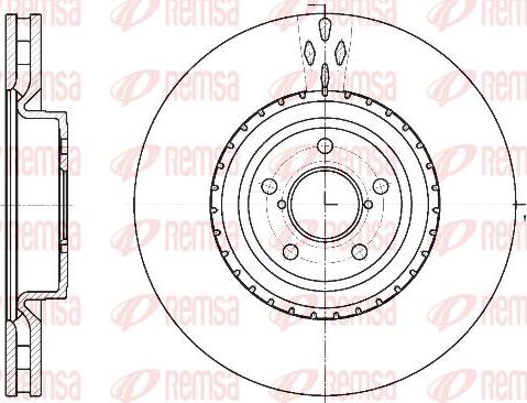 Kawe 61341 10 - Disque de frein cwaw.fr