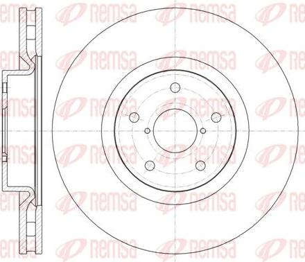 Kawe 61342 10 - Disque de frein cwaw.fr