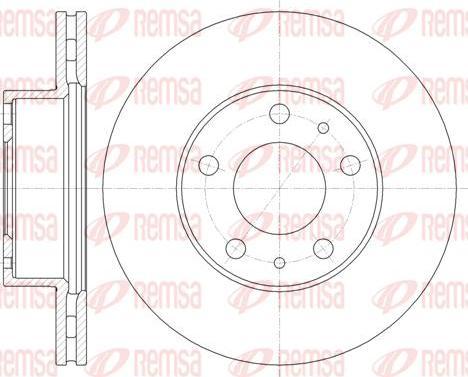 Kawe 61351 10 - Disque de frein cwaw.fr