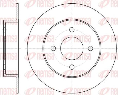 Kawe 61353 00 - Disque de frein cwaw.fr