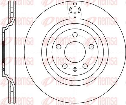 Kawe 61309 10 - Disque de frein cwaw.fr