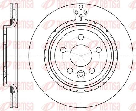 Kawe 61305 10 - Disque de frein cwaw.fr