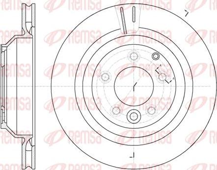 Kawe 61302 10 - Disque de frein cwaw.fr