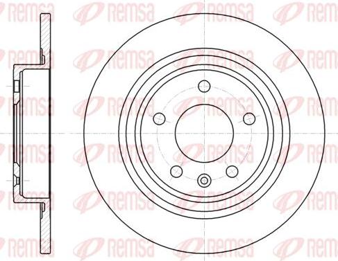 Kawe 61315 00 - Disque de frein cwaw.fr