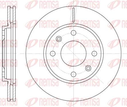 Kawe 6131 10 - Disque de frein cwaw.fr