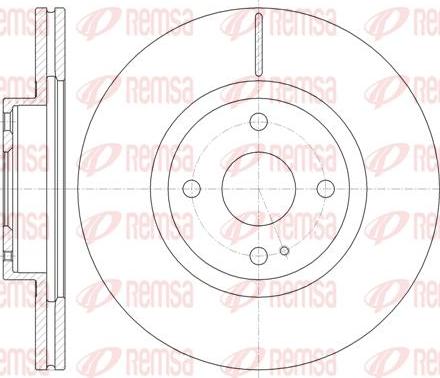 Kawe 61380 10 - Disque de frein cwaw.fr