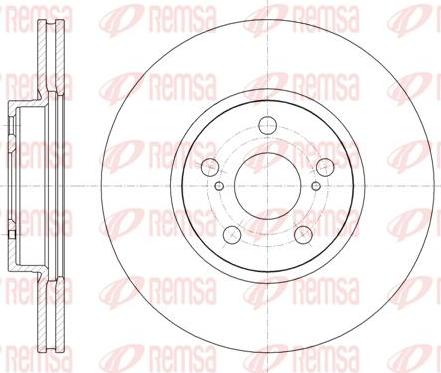 Kawe 61330 10 - Disque de frein cwaw.fr