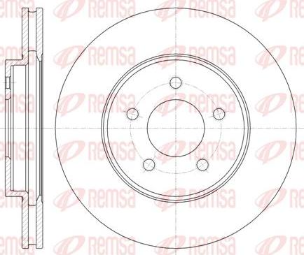 Kawe 61376 10 - Disque de frein cwaw.fr