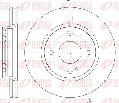 Kawe 61299 10 - Disque de frein cwaw.fr