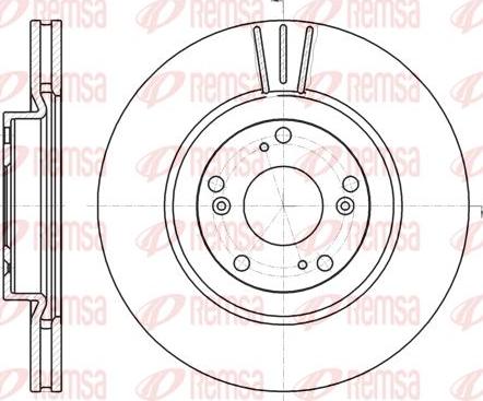 Kawe 61297 10 - Disque de frein cwaw.fr