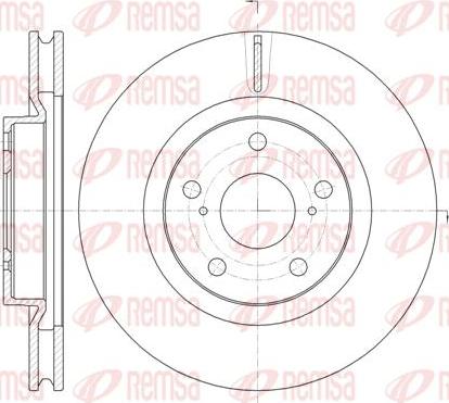 Kawe 61259 10 - Disque de frein cwaw.fr