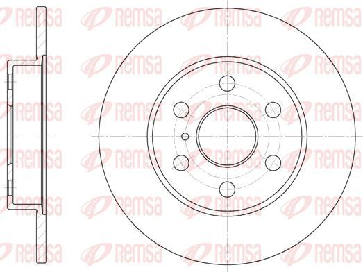 Kawe 61258 00 - Disque de frein cwaw.fr