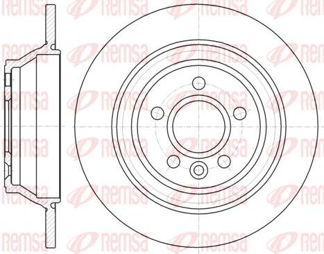 Kawe 61265 00 - Disque de frein cwaw.fr