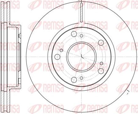 Kawe 61263 10 - Disque de frein cwaw.fr