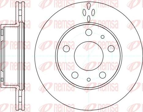 Kawe 61204 10 - Disque de frein cwaw.fr