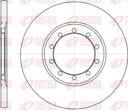 Kawe 61201 00 - Disque de frein cwaw.fr