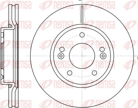 Kawe 61208 10 - Disque de frein cwaw.fr