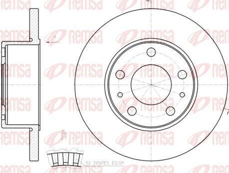 Kawe 61202 00 - Disque de frein cwaw.fr